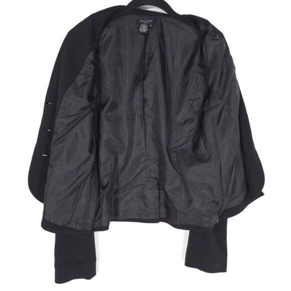 SANDRO Sportswear Classic Black Fitted Three Button Blazer Coat MEDIUM - Picture 6 of 9